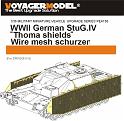 1/35 WWII German StuG.IV "Thoma shields" wire mesh schürzen (For DRAGON Kit) 1