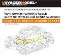 1/35 WWII German Pz.Kpfw.IV Ausf.D mit 75mm Kw.K.40 L/43 Additional Armour (For DRAGON 6330) 1