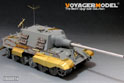 WWII German Jagdpanther II tank destroyer 128mm Gun Barrel(For AMUSING HOBBY 35A011) 1