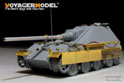 WWII German Jagdpanther II tank destroyer 128mm Gun Barrel(For AMUSING HOBBY 35A011) 2