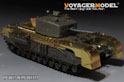 WWII British Churchill Mk.VII Infantry Tank Track Covers（For AFV CLUB 35324） 2