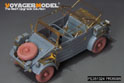 WWII German Kubelwagen Type 82 Africa Troop Version Basic Upgrade Set(For DRAGON Kit) 2