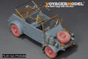 WWII German Kubelwagen Type 82 Africa Troop Version Basic Upgrade Set(For DRAGON Kit) 3
