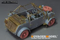 WWII German Kubelwagen Type 82 Africa Troop Version Basic Upgrade Set(For DRAGON Kit) 4