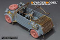 WWII German Kubelwagen Type 82 Africa Troop Version Basic Upgrade Set(For DRAGON Kit) 5