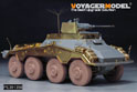 WWII German Sd.Kfz 234/3 mit 2cm Schwebelafette Basic Upgrade Set（For DRAGON 6969) 9