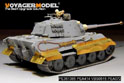 WWII German KingTiger 105mm Final Version Basic Upgrade Set(For HOBBYBOSS 84559) 9