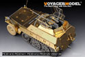 WWII German Sd.Kfz.250 NEU Stowage Bins & Fenders  Upgrade Set(For DRAGON Kit) 4