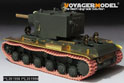 WWII Russian KV-2 Basic（B ver include Gun Barrel)（For ACADMY 13506 /ZVEZDA 3608） 3