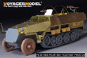 WWII German Sd.Kfz.251 Ausf.D Exterior Stowage Bins & Fenders（For DRAGON） 5