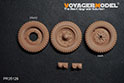 WWII German Sd.Kfz.251 /Sd.Kfz.11 Continental Standar Wheels Pattern （GP） 1