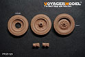 WWII German Sd.Kfz.251 /Sd.Kfz.11 Dunlop  Wheels Pattern（GP） 2