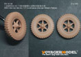 WWII German Sd.Kfz.7 8T Continental Standar Wheels Pattern（GP）