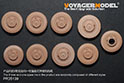 WWII German Sd.Kfz.234 Wheels（8 tires and spare wheels randomly packed）（GP）