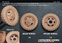 WWII German Sd.Kfz.231/232/233/263 Standar Wheels Pattern3（GP）