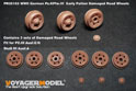 WWII German Pz.KPfw.III Early Production Damaged Road Wheels(For DRAGON Kit) 1