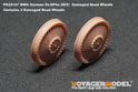 WWII German Pz.KPfw.38(t) Damaged Road Wheels（GP） 2