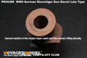 WWII German Sturmtiger Gun Barrel Late Type（For TAMIYA/AFV CLUB） 2