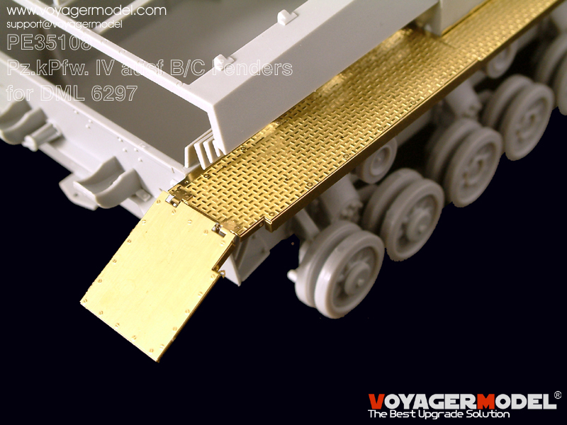 IV Ausf B/C Fenders For DRAGON, VOYAGERMODEL 1/35 PE35108,PE PARTS FOR Pz.kPfw