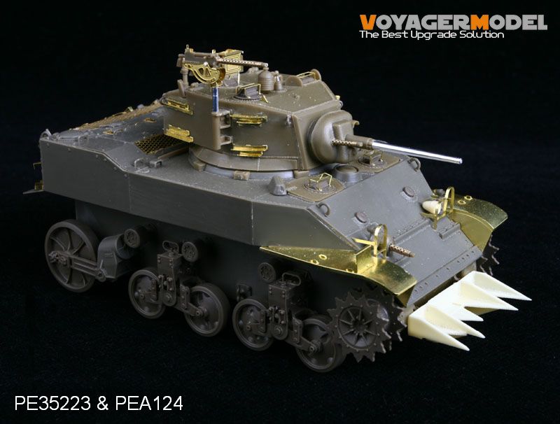 For All VOYAGERMODEL 1/35 WWII US Army M3/M5/M8 grousers PEA124 