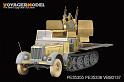 1/35 WWII German Sd.Kfz.7 Flatbed w/20mm Flakverling38 (For DRAGON 6583) 9