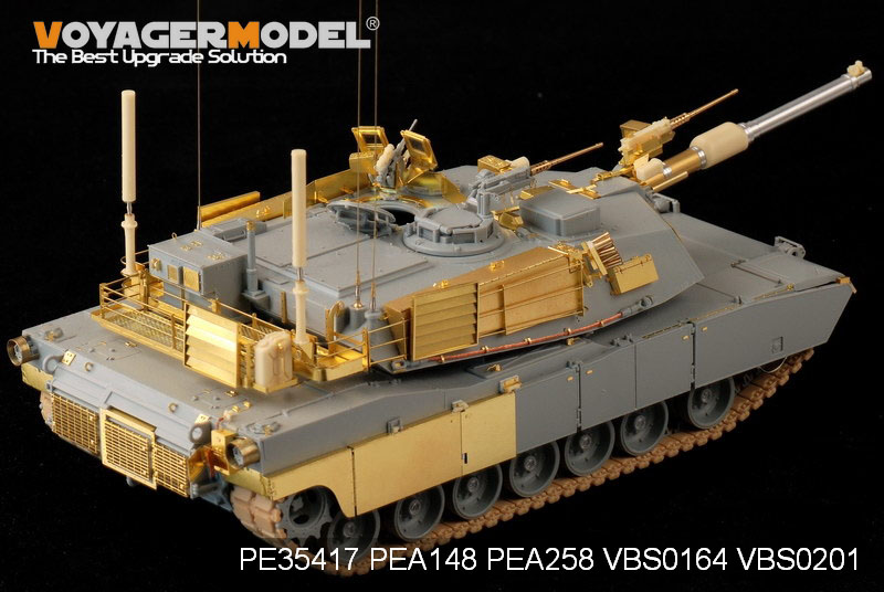 沃雅模型兔年新品-m1强化改造系列第2弹--usmc m1a1 tusk主战坦克