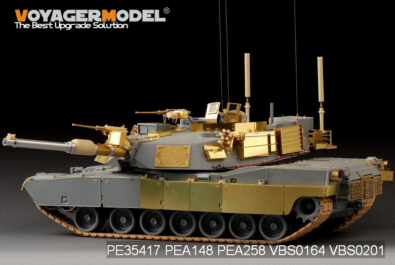 沃雅模型兔年新品-m1强化改造系列第2弹--usmc m1a1 tusk主战坦克