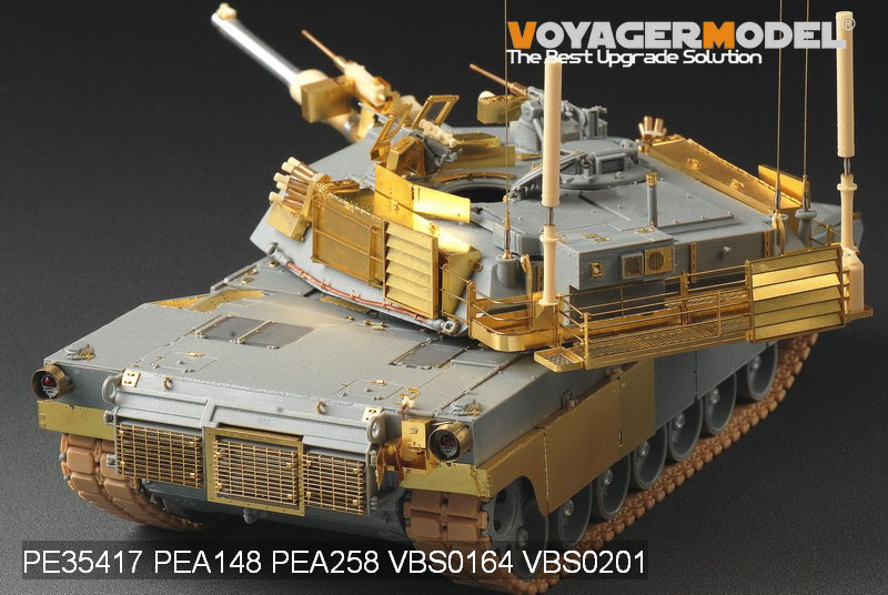 沃雅模型兔年新品-m1强化改造系列第2弹--usmc m1a1 tusk主战坦克