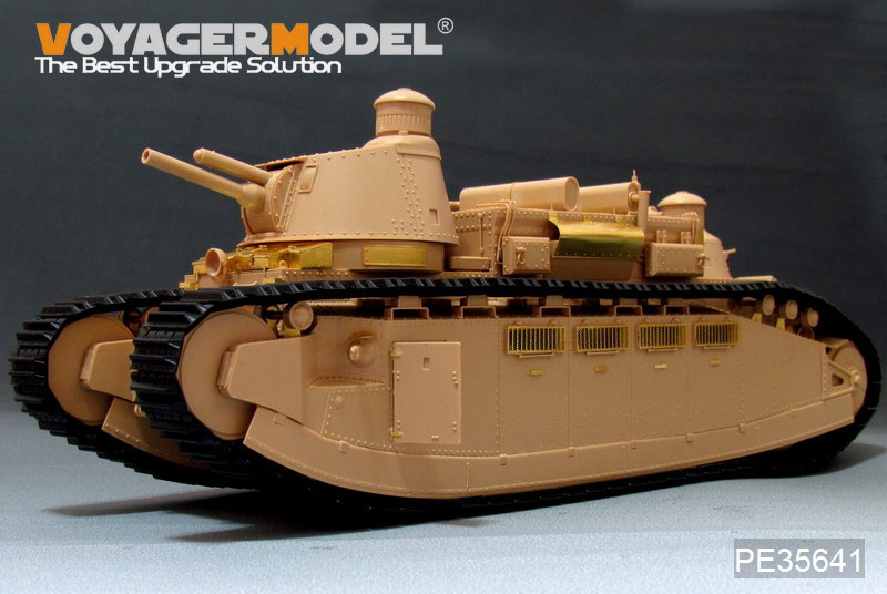 For MENG 1/35 Voyager PE35641 French Char 2C Super Heavy Tank Detail Set 