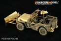 WWII U.S. Jeep Willys MB snow plow  w/ tire chains (GP) 3