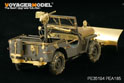 WWII U.S. Jeep Willys MB snow plow  w/ tire chains (GP) 5