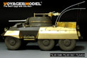 WWII US M8/M20 armored car side skirts/stowage bins（For ACADEMY 13300/ITA 6364） 2