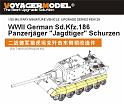 1/35 WWII German Sd.Kfz.186 Panzerjager "Jagdtiger" Schurzen (For TAMIYA/DRAGON Kit) 1