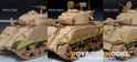 WWII US M4A3 Medium Tank VVSS Basic Upgrade Set(For RFM 5132/5133/5135/5136) 16