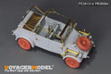 WWII German Kubelwagen Type 82 Africa Troop Version Upgrade Set（For MENG VS-015） 2