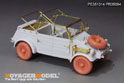 WWII German Kubelwagen Type 82 Africa Troop Version Upgrade Set（For MENG VS-015） 7