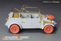 WWII German Kubelwagen Type 82 Africa Troop Version Upgrade Set（For MENG VS-015） 9