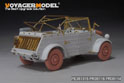 WWII German Kubelwagen Type 82 Basic Upgrade Set（For MENG VS-016） 4