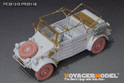 WWII German Kubelwagen Type 82 Basic Upgrade Set（For MENG VS-016） 8