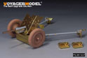 WWII German 37mm PaK35 36Anti-Tank Gun Upgrade Set (B ver include Gun Barrel,Wheels)（For DRAGON 6152 6697 6446 6709） 8