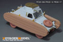 WWII German Pkw.K1 Type 823 w/Fake Tracks Upgrade Set（B.ver.included wheels）（For MENG VS-017） 2