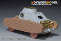 WWII German Pkw.K1 Type 823 w/Fake Tracks Upgrade Set（B.ver.included wheels）（For MENG VS-017） 5