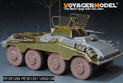 二战德军234/1装甲车后期型基本改造件（B版本含金属炮管）（配 威龙 6298 6879） 11