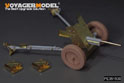 WWII German 37mm PaK35 36Anti-Tank Gun Upgrade Set (B ver include Gun Barrel,Wheels)（For ZVEZDA 3610） 6