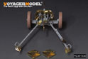 WWII German 37mm PaK35 36Anti-Tank Gun Upgrade Set (B ver include Gun Barrel,Wheels)（For ZVEZDA 3610） 7