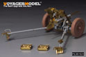 WWII German 37mm PaK35 36Anti-Tank Gun Upgrade Set (B ver include Gun Barrel,Wheels)（For  BRONCO CB35133 CB35138  RUICHI RV35032 RV35036） 2