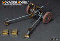 WWII German 37mm PaK35 36Anti-Tank Gun Upgrade Set (B ver include Gun Barrel,Wheels)（For  BRONCO CB35133 CB35138  RUICHI RV35032 RV35036） 6