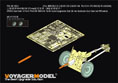 WWII German 37mm PaK35 36Anti-Tank Gun Upgrade Set (B ver include Gun Barrel,Wheels)（For  BRONCO CB35133 CB35138  RUICHI RV35032 RV35036）