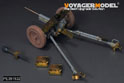 二战德军Sd.Kfz.2凯丁库拉得 半履带摩托拖PAK35/36 37mm反坦克炮（B版本带轮子）改造件（配 威龙 6446） 11