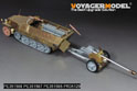 WWII German Sd.Kfz.251/1 Ausf.D Armored Personnel Carrier w/PaK40 Basic Upgrade Set（For DRAGON 6664）（Ver.B Gun barrel Include） 4